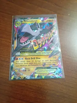 Pokemon TCG M Aerodactyl EX Rare Card XY98 XY Promo - Image 1