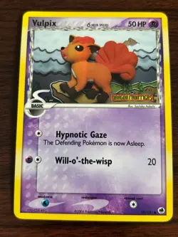 Vulpix 70/101 Holo Pokemon Card 2006 Dragon Frontiers HP50 - Image 1