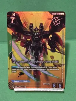 Gundam Deathscythe Hell Winner Foil - GD03-021 R+ - Gundam TCG Card Game - Image 1