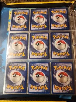 Pokemon Collection Binder Vintage Lot of Cards Holos Rares WoTC Shadowless Etc - Image 5