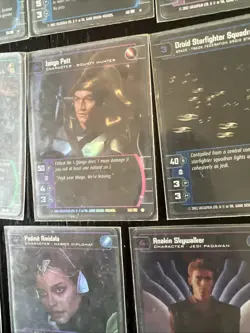 Star Wars TCG WOTC Card Game Lot With 9x Foil Cards + 22 Rare Cards - Image 5