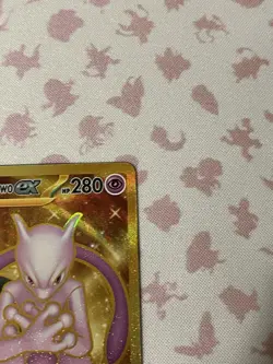 Pokemon Card - Team Rocket's Mewtwo ex Destined Rivals 240/182 Secret Rare - Image 3