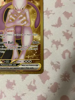 Pokemon Card - Team Rocket's Mewtwo ex Destined Rivals 240/182 Secret Rare - Image 4