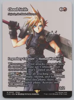 MTG - Final Fantasy - Cloud Strife - Najeela, the Blade-Blossom (Showcase) -g586 - Image 1