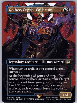MTG Golbez, Crystal Collector (Borderless) Foil FINAL FANTASY NM 395 - Image 1
