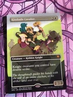 Kinsbaile Cavalier Borderless Lorwyn Eclipsed Special Guests Regular NM #130 - Image 1