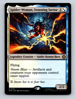 MTG Spider-Woman, Stunning Savior R0142 Marvel's Spider-Man Regular NM - Image 1