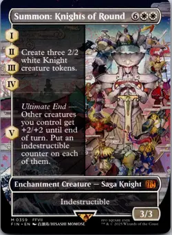 Summon: Knights of Round (Borderless) Final Fantasy Regular - Image 1