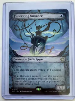 Flitterwing Nuisance (Showcase Non-Foil) R #0304 Lorwyn Eclipsed 304 NM ENG MTG - Image 1