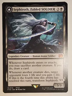 Sephiroth, Fabled SOLDIER NM M Non-Foil MTG Final Fantasy Regular - Image 1