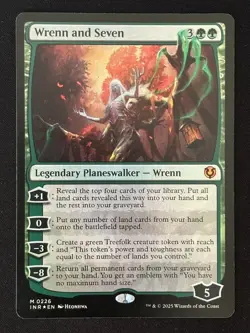 1x MTG Wrenn and Seven (Foil) - Innistrad Remastered (INR) #226 - Magic - Image 1