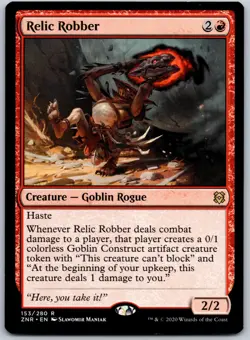 Relic Robber R Promo Pack: Zendikar Rising 153 NM - Image 1