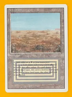 MTG SCRUBLAND Revised (OldManMTG 013-228) - Image 1