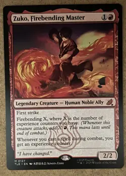 Zuko, Firebending Master - Avatar: The Last Airbender: Eternal TLE - NM MTG - Image 1