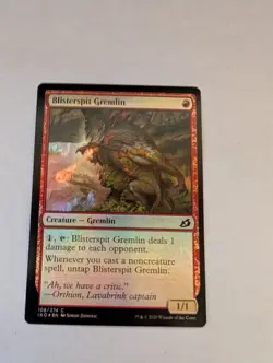 FOIL NM MTG Blisterspit Gremlin Ikoria: Lair of Behemoths Regular - Image 1