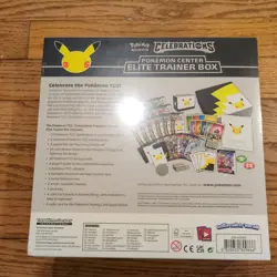 Pokemon Center PC Celebrations ETB Elite Trainer Factory Sealed Box CLEAN - Image 2
