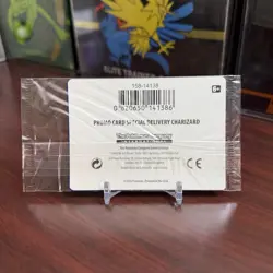 Special Delivery Charizard Pokemon Center Promo Card Holo (SWSH075) - SEALED - Image 2