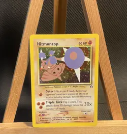 Pokemon Hitmontop Holo Rare Unlimited Neo Discovery 3/75 - LP - Image 1