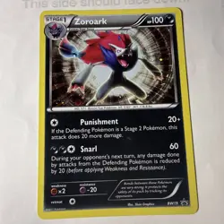 Pokemon Card Zoroark BW19 Promo Holo Black & White Rare LP 2011 - Image 1