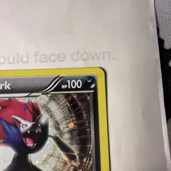 Pokemon Card Zoroark BW19 Promo Holo Black & White Rare LP 2011 - Image 3
