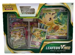 Pokemon TCG Leafeon Vstar Special Collection Box Sealed - Image 1
