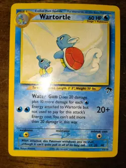 2001 Pokemon Southern Islands Wartortle #15 - Image 2