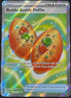 Buddy-Buddy Poffin 167/132 - Pokemon TCG Mega Evolution Ultra Rare - Holo NM - Image 1