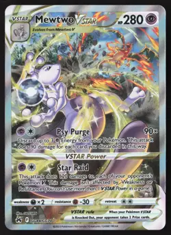 Mewtwo VSTAR GG44/GG70 Pokemon Crown Zenith Galarian Gallery - Image 1