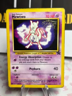 Pokemon TCG Pokemon Mewtwo WOTC Promo Regular 3 DMG - Image 1