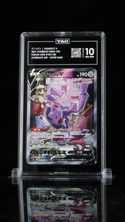 TAG 10 GEM MINT JAPANESE POKEMON 2021 GENESECT V 109/100 FUSION ARTS S8 - Image 1