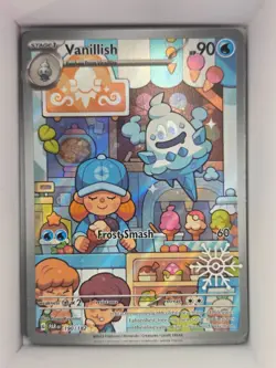 Pokemon TCG Vanillish 190/182 2025 Holiday Calendar Promo Stamped Near Mint - Image 1
