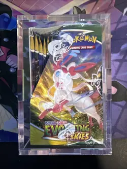 Pokemon TCG Evolving Skies Booster Box Sealed With Protective Case - Image 2