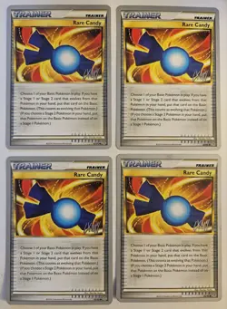 Rare Candy World Championship 2011 82/95 Non Holo x4 Pokemon TCG LP MP - Image 1