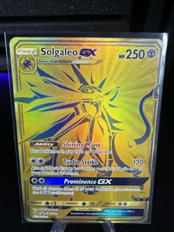 Pokemon TCG Solgaleo GX SM Black Star Promo SM104a Holo Promo - Image 1