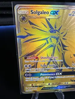 Pokemon TCG Solgaleo GX SM Black Star Promo SM104a Holo Promo - Image 2