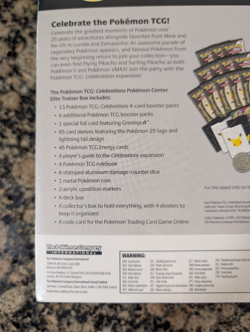 Pokemon TCG: Celebrations Pokemon Center Elite Trainer Box 820650809866 - Image 3