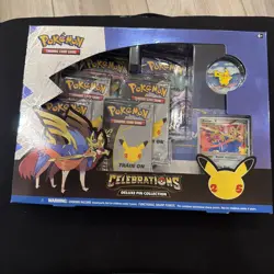Pokemon TCG Celebrations 25th Anniversary Zacian Deluxe Pin Collection Box - Image 2