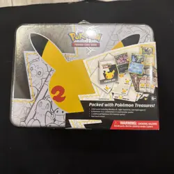 Pokemon Celebrations 25th Anniversary Collectors Chest Lunch Box Tin Sealed - Image 1