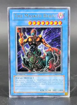 Yu-Gi-Oh The Masked Beast LON-001 Ultra Rare 1st Ed. Labyrinth of Nightmare MP - Image 1