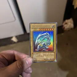 Yu-Gi-Oh! TCG Blue-Eyes White Dragon Kaiba SDK-001 Unlimited Ultra Rare LP &MP - Image 5