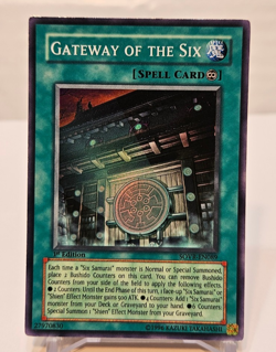 Gateway of the Six SOVR-EN089 Super Rare 1st Edition Yugioh 908 - Image 1