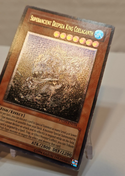 ULTIMATE Rare Superancient Deepsea King Coelacanth PTDN-EN034 Unlimited YGO 886 - Image 3