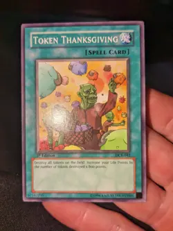 Yugioh Token Thanksgiving DCR-041 Common 1st Edition - Image 1