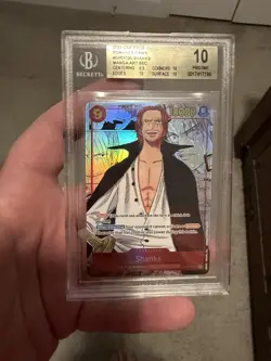 2022 Shanks Manga OP01-120 Romance Dawn One Piece BGS 10 Pristine EN Original - Image 1