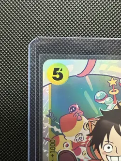 One Piece Monkey D Luffy Card OP07-109 SR 500 Years in the Future Mint Condition - Image 4