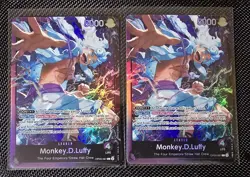 Set of 2 Monkey.D.Luffy - OP09-061 - Leader - ST26-English - One Piece CCG-Foil - Image 1