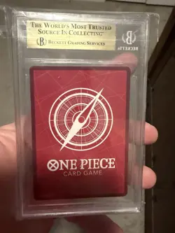 0157 Monkey D Luffy 2022 One Piece Romance Dawn #OP01-003 Leader Alt Art BGS 10 - Image 2