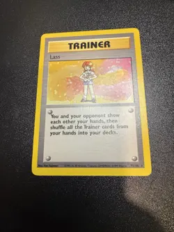 NM (Unlimited) Pokemon LASS Card BASE Set 75/102 Non-Holo Rare WOTC Trainer - Image 1