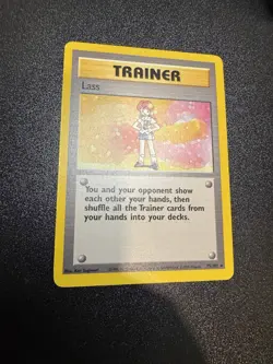 NM (Unlimited) Pokemon LASS Card BASE Set 75/102 Non-Holo Rare WOTC Trainer - Image 2