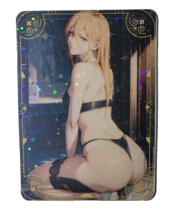 Power Chainsaw Man Goddess Story Waifu Card Holo Sexy Girl Anime Hunny Bunnies - Image 1